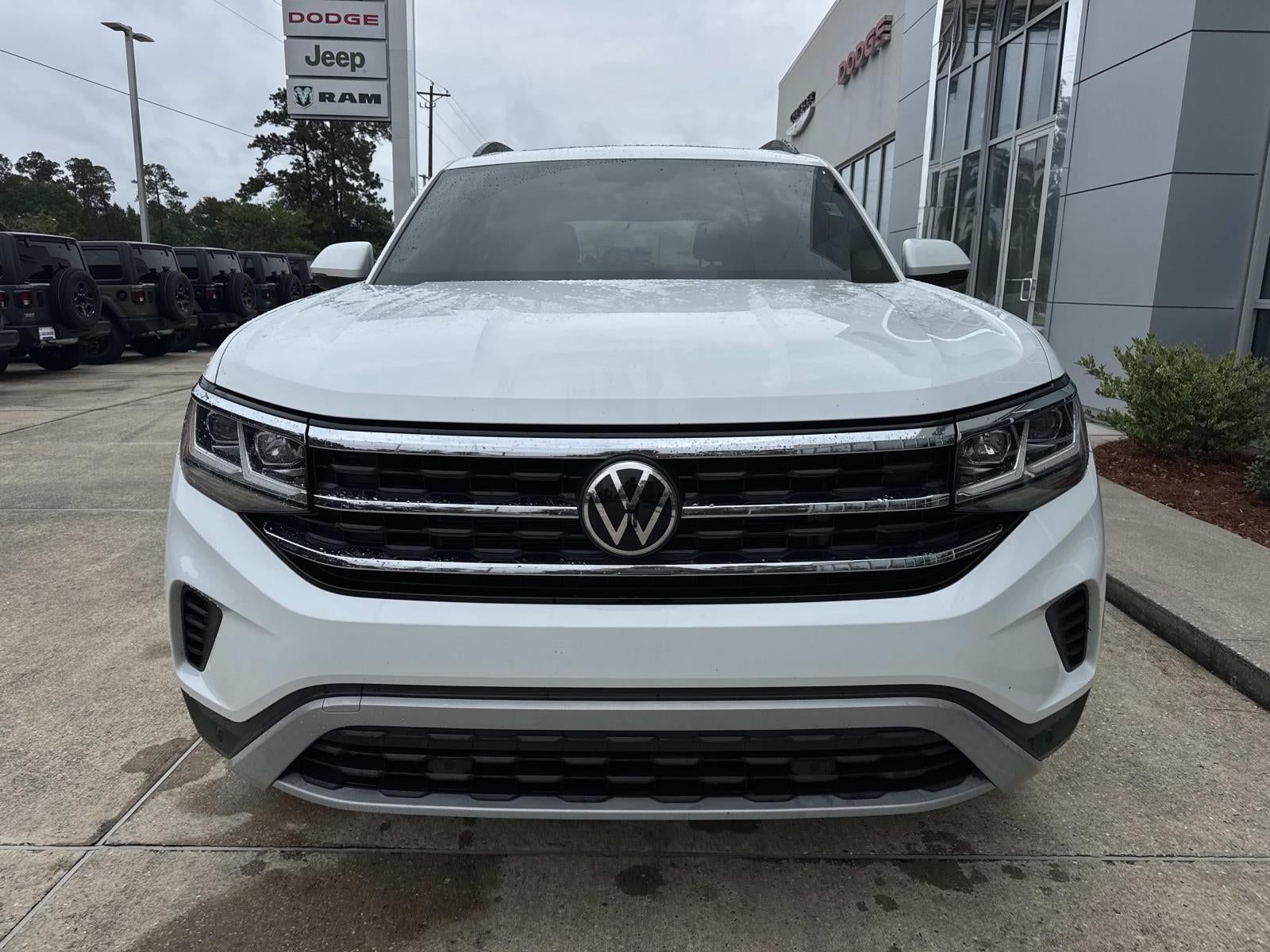 Used 2021 Volkswagen Atlas SE w/Tech with VIN 1V2JP2CA4MC533567 for sale in Picayune, MS